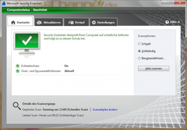 Ausgangspunkt: Alles Up-to-Date, kein Befall